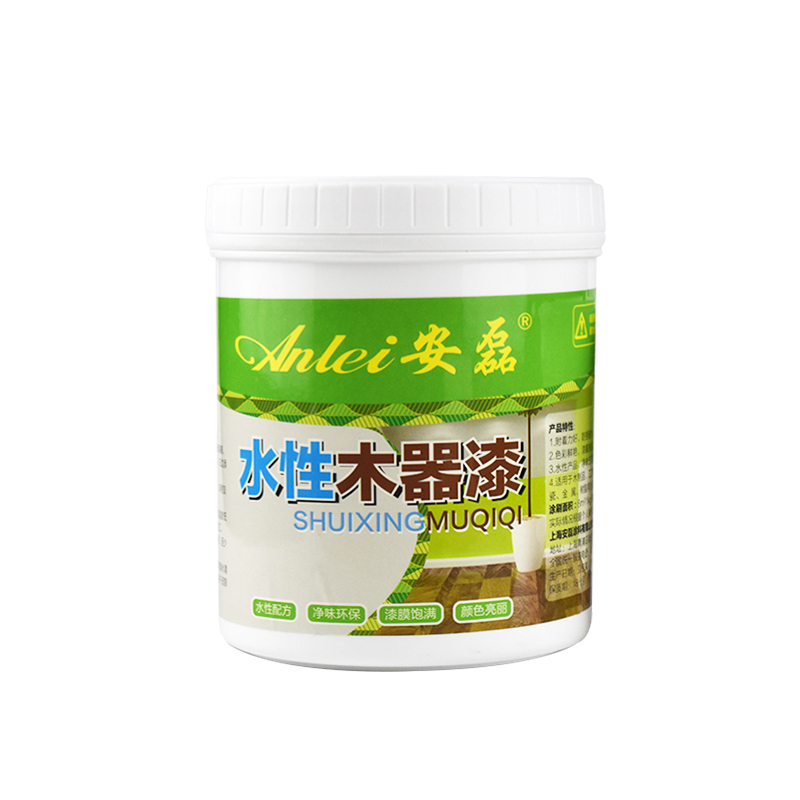 水性木器漆旧家具木门翻新改色白色透明环保无味油漆家用自刷涂料