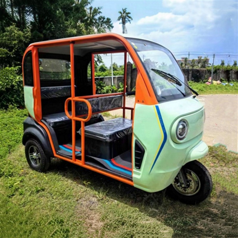 可上牌新能源电动车拉载客电动三轮车代步休闲3座载人送客电动车