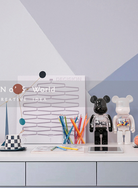 KINO奇诺儿童房摆件男孩房间装饰决策板样板间Q软装书桌学习桌饰