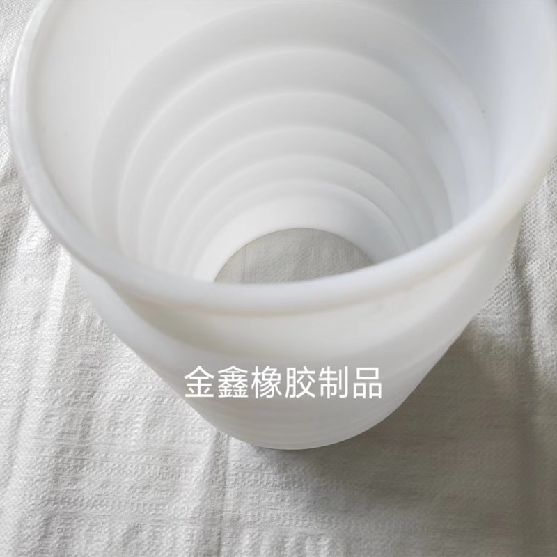 白色橡胶波管内径160硅胶波纹伸缩软管pvc管道排水桥梁泄水软接头