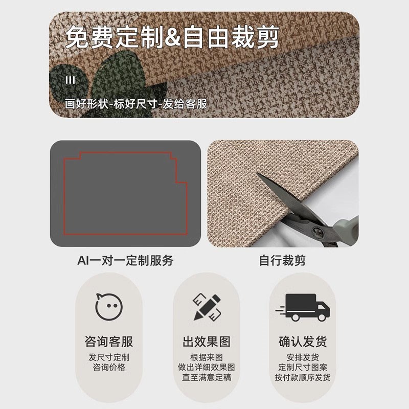 门垫家用耐脏脚踏垫门外可定制脚踏垫入户门地垫玄关垫子脚垫