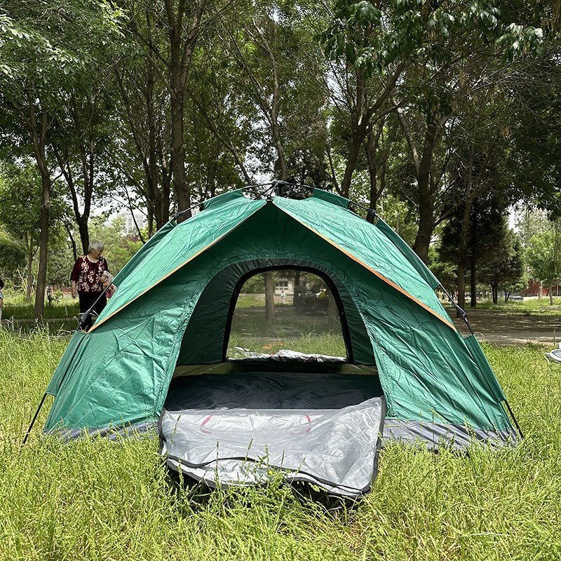 户外帐篷全自动帐篷弹簧式速开防雨防晒露营帐篷便携式野营帐定制
