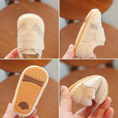 夏季婴儿网凉鞋软底6到12个月婴幼儿学步鞋一岁男宝宝鞋子春夏款8