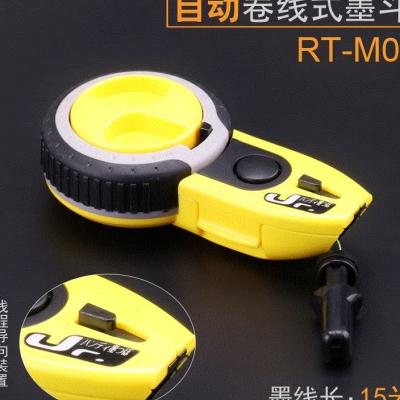 23画线器墨斗不锈钢装修v木工木斗墨斗自动划线器手动实用实木床