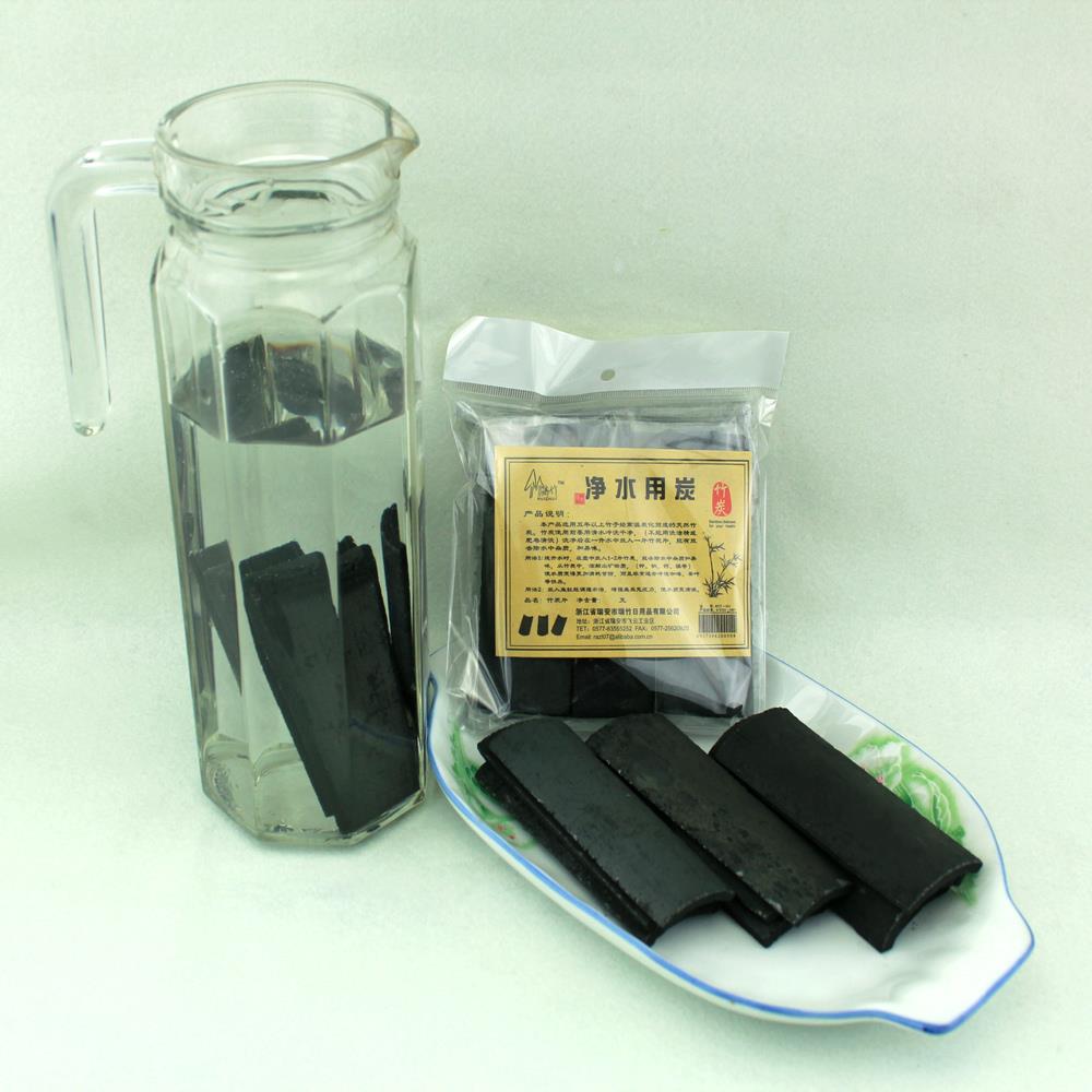 活性炭净水竹炭片木碳片备长炭烧饭煮水泡茶滤酒T净化水质净化空