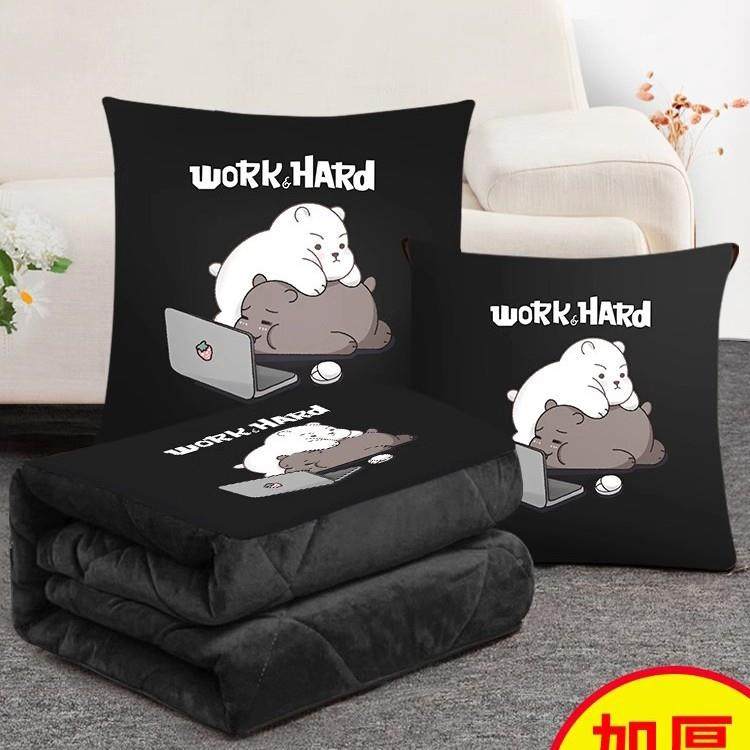 两用车载合枕被抱子二一加睡绒加厚汽AL101668车用午毯子珊瑚绒睡,居家布艺,抱枕被,淘宝优惠券,粉丝福利购,淘宝优惠卷