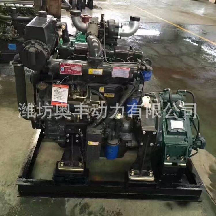 潍柴100马力船用主机杭州 4105/4108渔船主机 4102拖网船柴油机