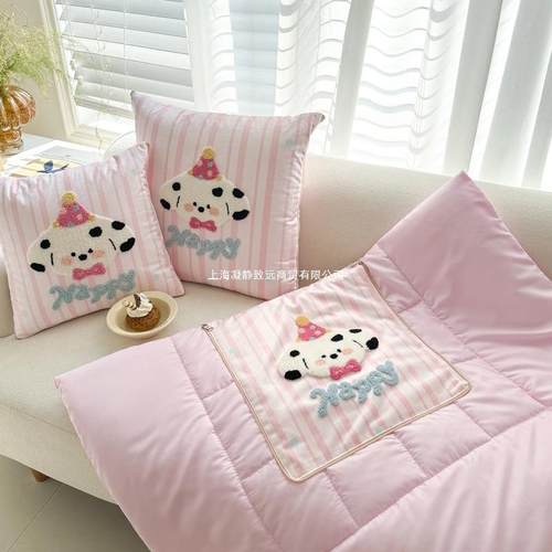 2025新款抱枕被子两用汽车载折LGY靠枕叠公室午睡枕头毯子用二办