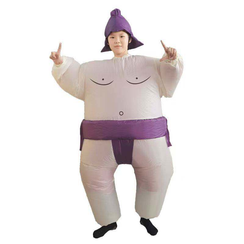 跨境电商相扑充气服 儿童成人舞台演出服装 搞笑充气卡通人偶服装