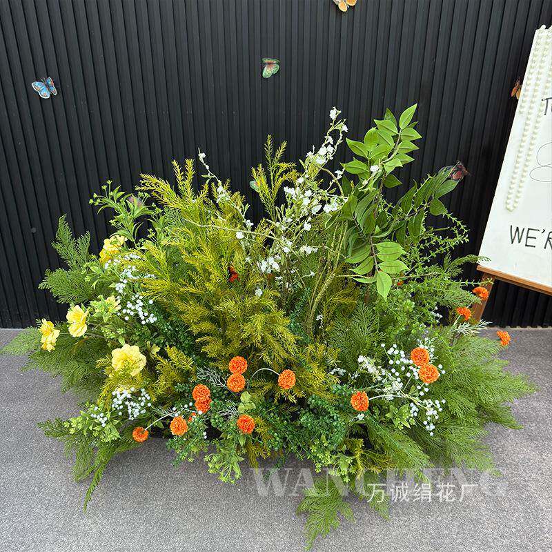 野仙踪仿真花婚3866458礼新款婚庆背景饰布置装花排引花路舞台橱
