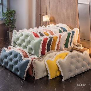 可靠拆洗床头垫大靠背垫床枕软包护腰榻上榻米双ltao6615人抱枕公