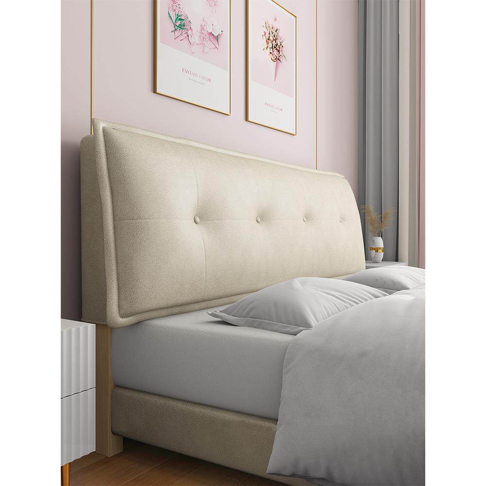 床头垫大靠背简约床头套科F9658T9S技布软包洗罩可固定床上靠枕拆