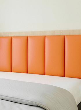 床头软tne7cJ2软包靠面背榻榻米墙围贴墙皮宾馆店挡板床上防撞酒