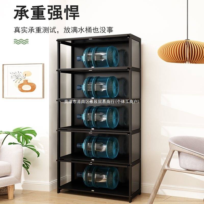 学生书架落地多层书柜模型客厅透明展示柜带锁家用宿舍防尘置物架