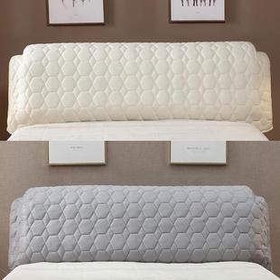 8m床现代简头约靠1. g@布艺弧形半圆形1.5 ?皮床床罩床头套Fh