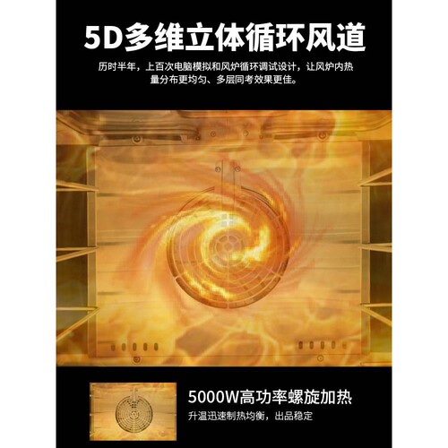 昌壹盛私房热风炉家用大容量烤箱连锁商用四层同烤风炉电烤箱120L