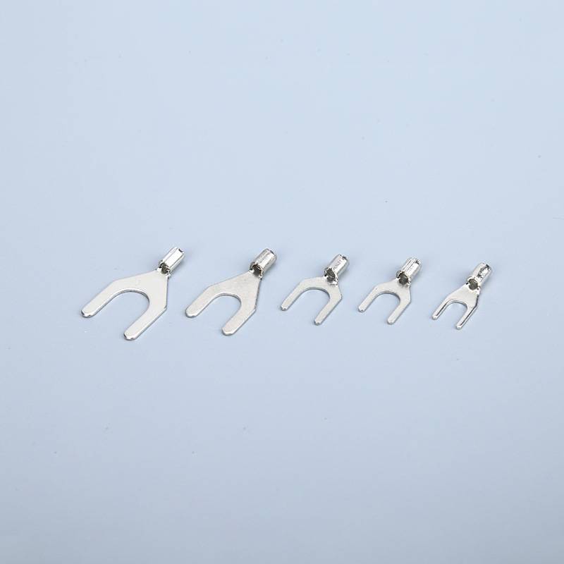 凯士通SNBS1.25-5 叉形裸端头Y型冷压接线端子UT铜鼻子 厂家直销