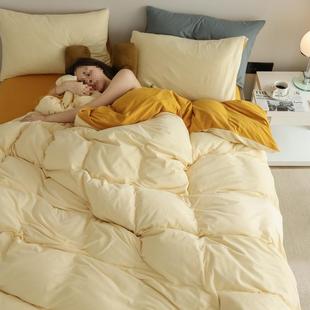 类F9655M6棉婴儿级针织棉四件套睡纯天竺棉100被套裸床单床笠床品