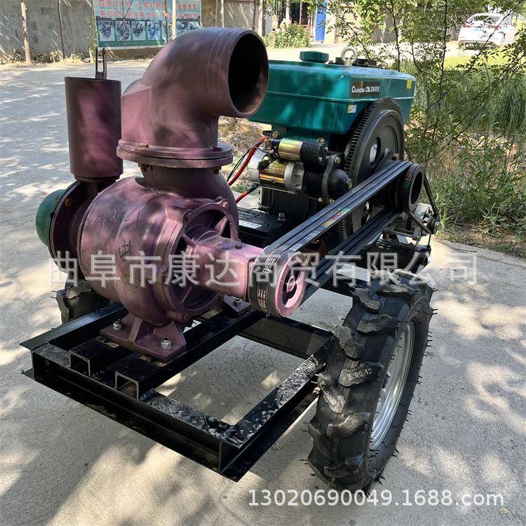 KD-CSB-012寸柴油拖体车一寸机手推移动式抽水泵45寸6寸10寸12寸