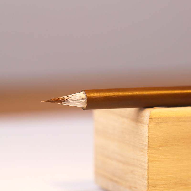 小楷毛笔专业级纯狼毫小号兼毫紫毫初学者书法成人学生鸡距勾线笔