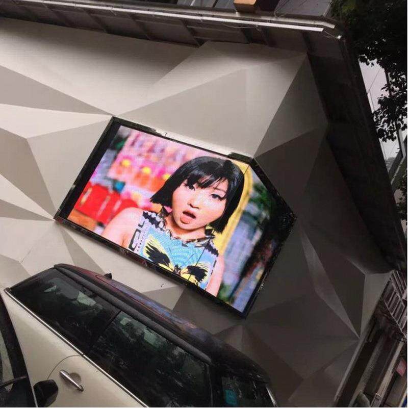 州led显示户外P4全屏户外全彩屏P4室屏外广告温标大语宣传屏