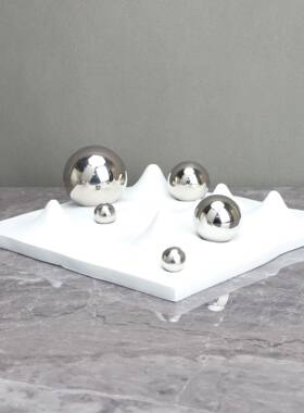 现代约黑001简白树脂动感柜棋盘书样板房电视卧室房客厅餐厅玄关