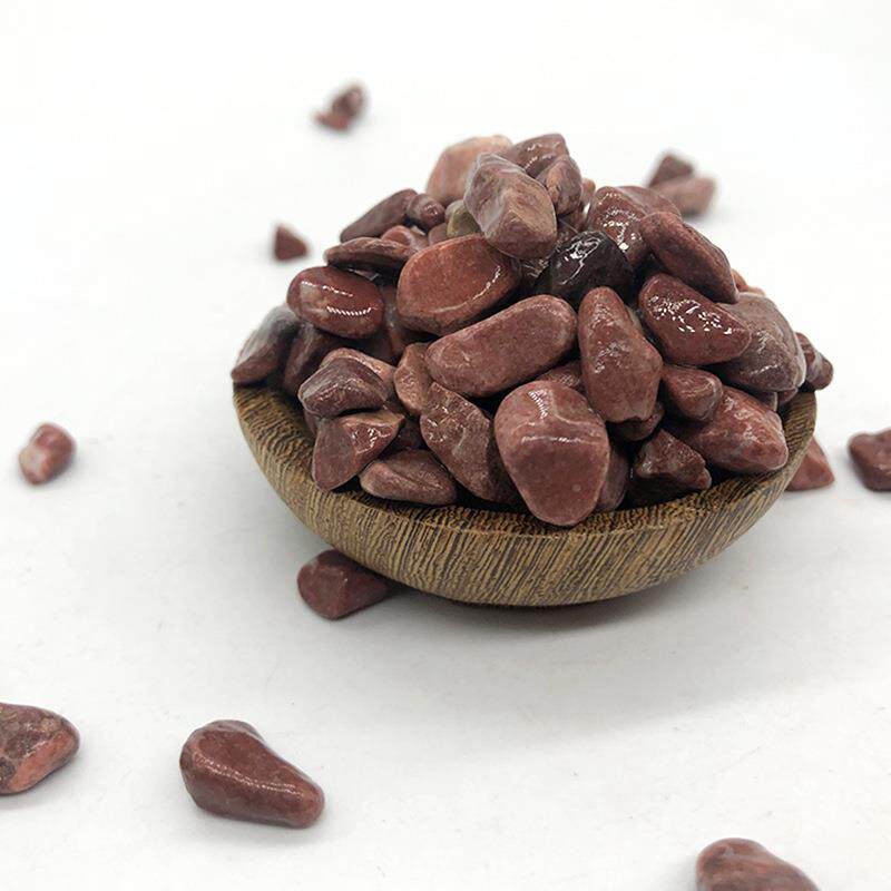 机410制鹅卵石水用磨石石子头石铺路园林造景小石红色鹅卵石