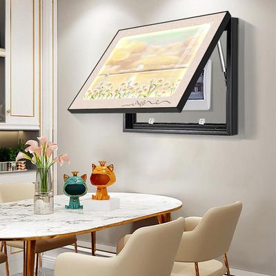 电油风电表装饰画多媒体配电箱免打SQ70802奶孔壁画弱箱箱开关盒