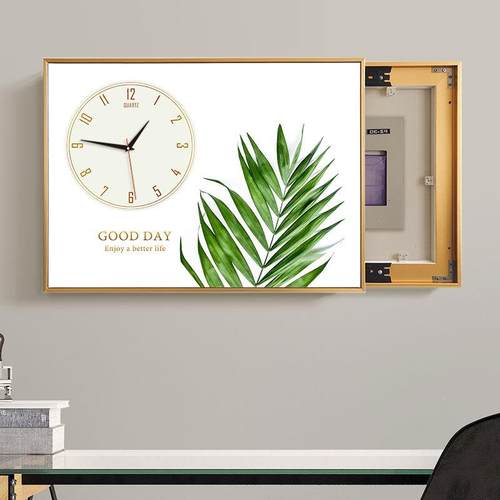 9QXC电表装饰画轻奢挂画遮电F76MH8J8闸盒电箱挡总开箱关强电源配