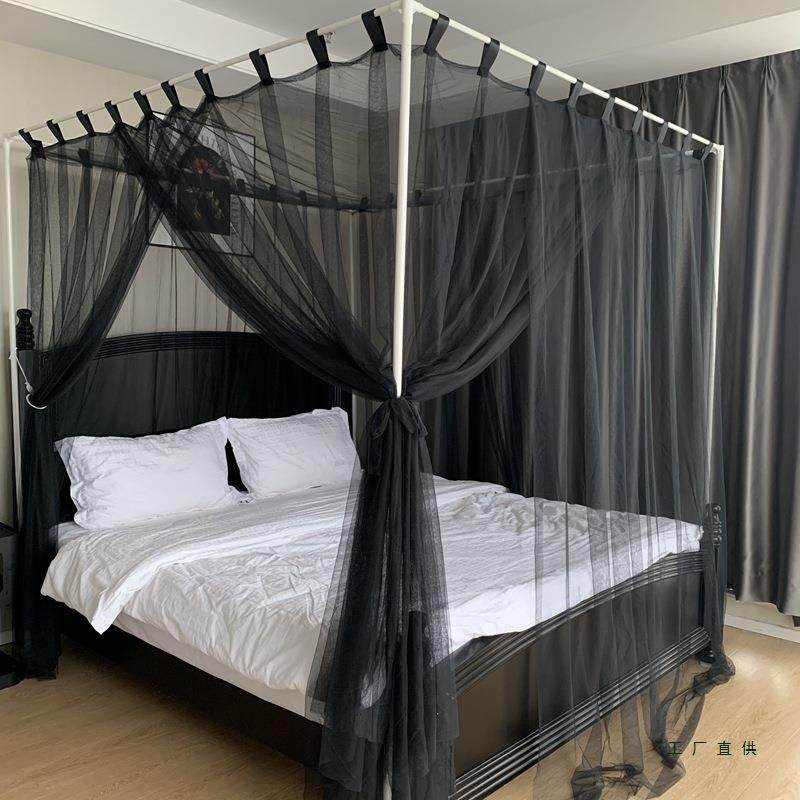 定制款A类老式新穿杆公风宫廷支蚊帐家用1.8m床.3F5M6SM595实木架