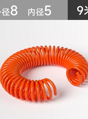 TWS高NS台氣山耐斯P173弹簧气管气动空压气管8m机m压伸缩管气泵U