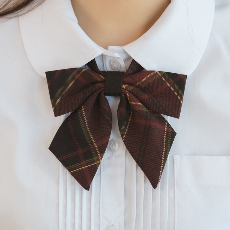 【梗豆物语】JK制服领结 赤金/S枫糖格手作领结