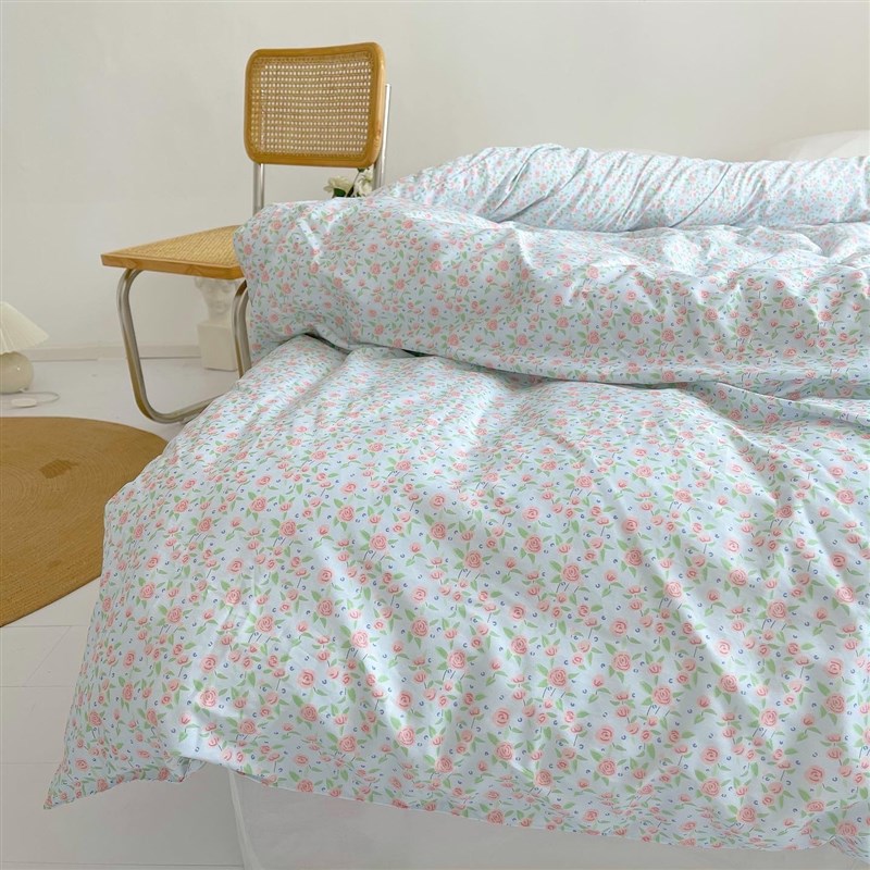 Matisse马蒂斯 小玫瑰原创碎花全棉被套L单件被罩可定做 清新干净