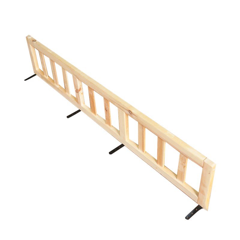 床边护栏实木栏杆上下床大床挡板树屋加高防摔1.5m1.8m儿童床围栏