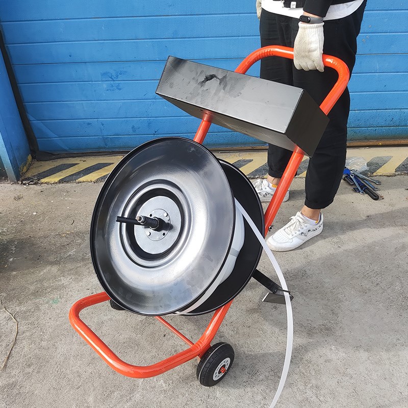 柔性纤维打包带带盘车圆盘塑钢带打包机PP打包带支架子钢带小推车