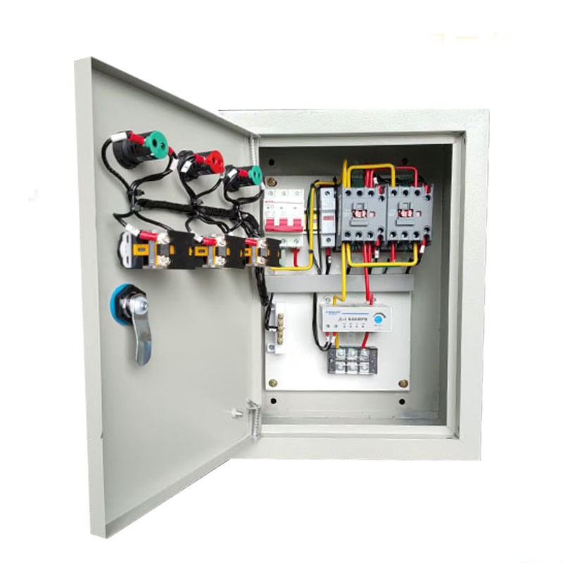 220V二相单相电机正反转控制箱限位遥控自动循环两相电风机控制箱