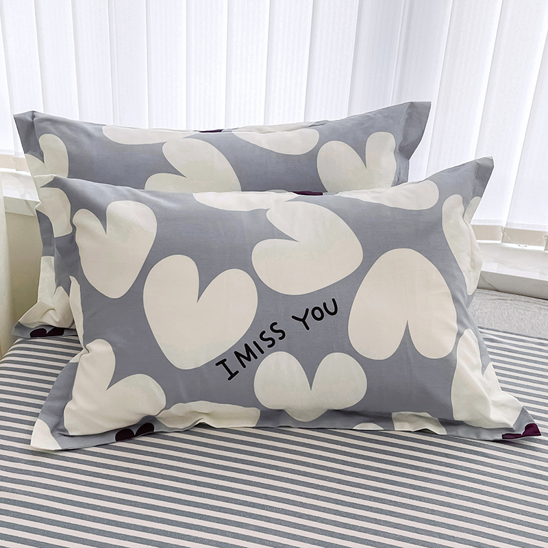 全棉四件套单人学生宿舍床单被罩三件套卡通清新家居生活床上用品