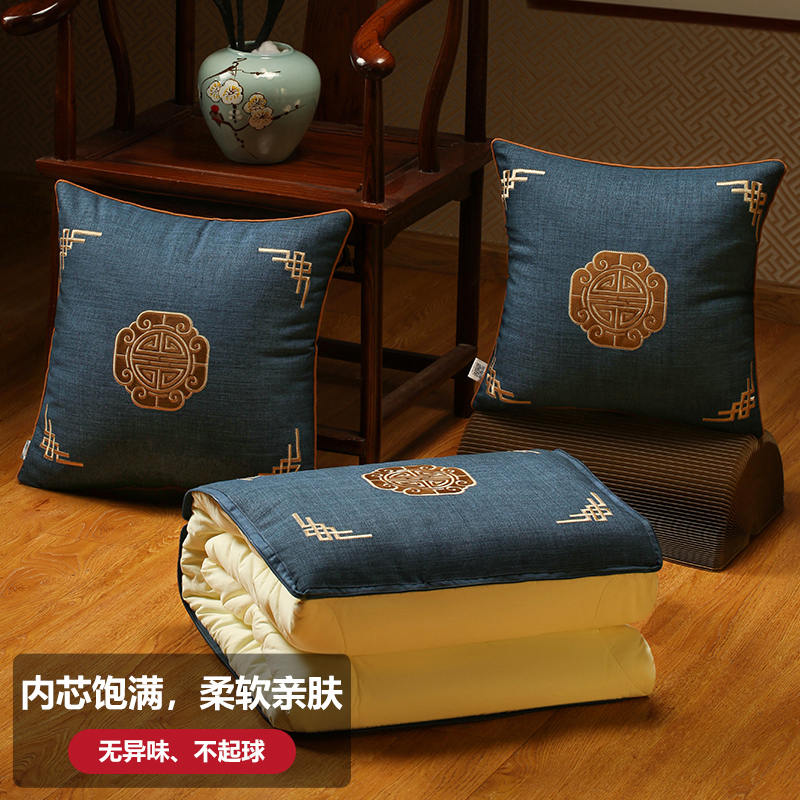 抱枕被子夏季两用空调被抱枕毯子折叠办公室午睡车用二合一靠枕被