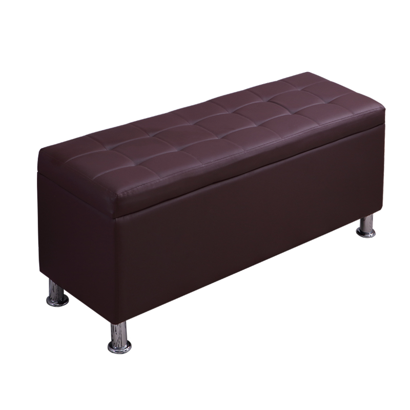 服装店沙发凳长凳储物试衣间凳子休息凳鞋店换鞋凳长条脚凳皮墩子