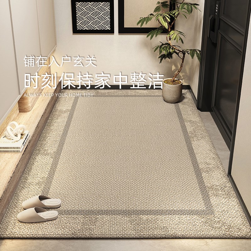 入户门进门地垫2025新款可擦免洗门垫玄关高级可裁剪防滑耐脏地毯