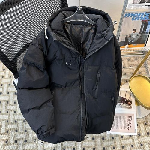 2024年冬季纯色羽绒棉衣男女韩版ins潮流加厚面包服连帽百搭棉袄