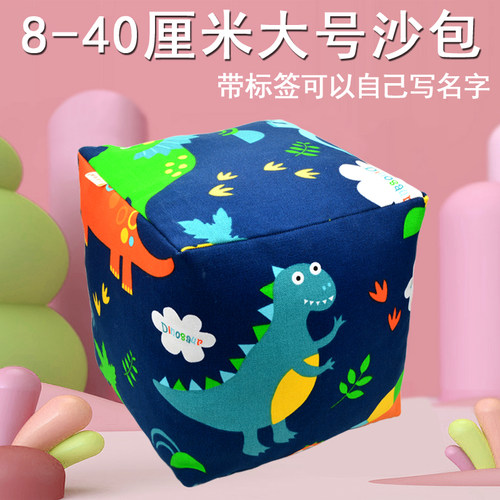 儿童大号沙d包幼儿园小学生手工棉花荞麦壳沙包丢沙袋加厚毽子玩