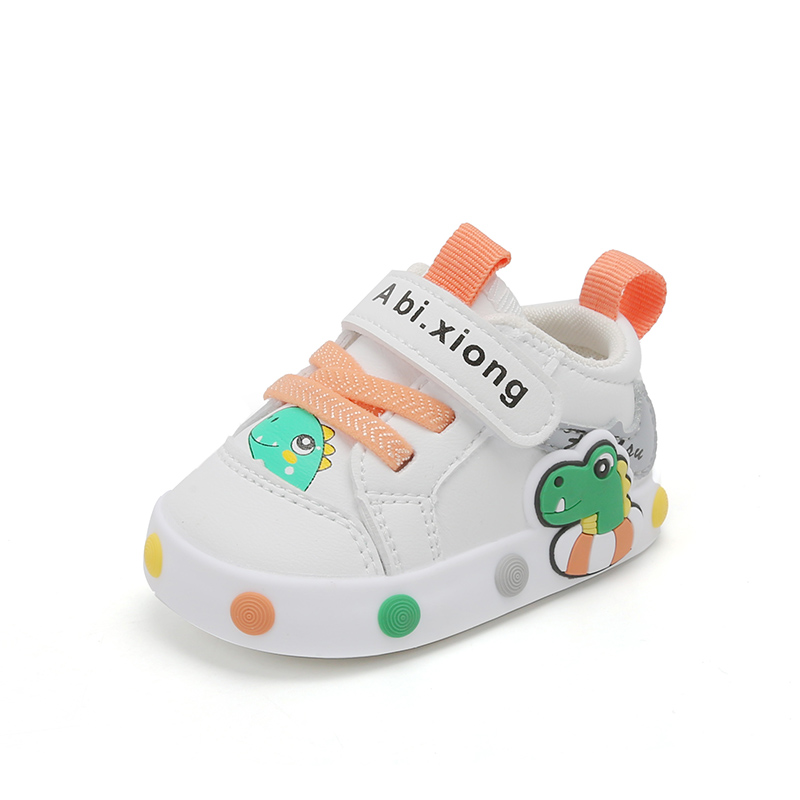 婴儿学步鞋软底春秋可爱卡通0一1岁6到12个月9男10女宝宝鞋子防掉