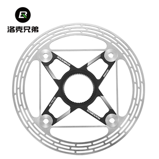 洛克兄弟山地e公路自行车中锁6钉浮动碟片140 160mm轻量碟刹盘散