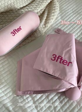 3fter粉意面|折叠遮阳伞（送盒子）便携出门mini挡太阳黑胶雨伞