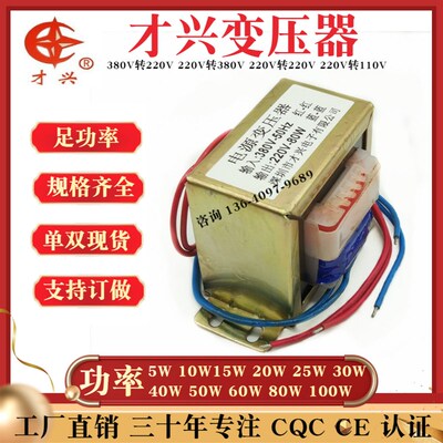 220V转220V交流隔离变压器交流单相5W10W15W20W30W50W60W80W100W
