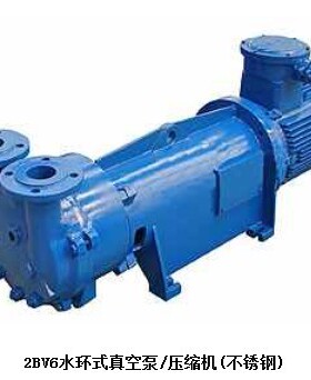 防爆型水环式真空泵2BV6121(280m3/h,不锈钢)-0.098MPA 抽水气