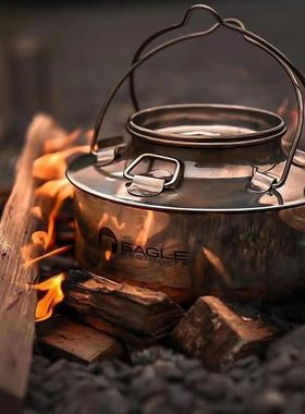 鹰挪威户外es嘴不锈钢Product铜镀Cagl露营现货牌壶烧水壶 BE野营
