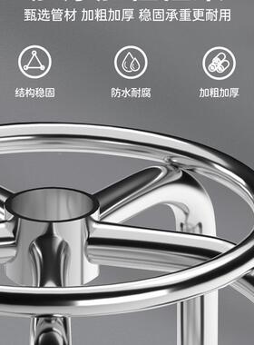 滑轮矮久坐舒圆凳家地用带NTM娃儿童凳服学步美缝擦万向轮小凳子