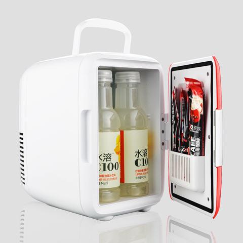 1家2V载冰箱迷你冷暖797小冰箱车两用小型宿舍家用藏箱车不冷能冷